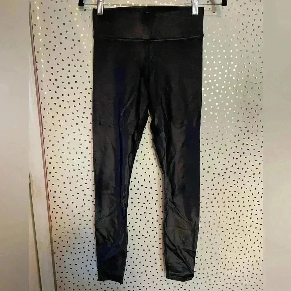 Carbon38 Black Shimmer Leggings - image 2